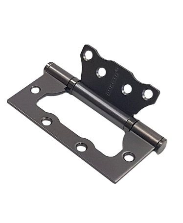 Накладные петли бабочки Петля накладная PUERTO 100-2S FH100*2.5 MBN 